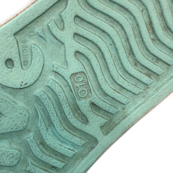 Native Kids Jefferson Glitter Slip-On Shoes C10 Aqua & Pink EVA Lightweight - Picture 6 of 7